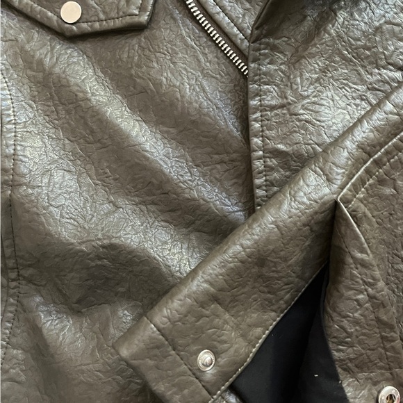 Moto Jacket leather faux - Picture 6 of 9